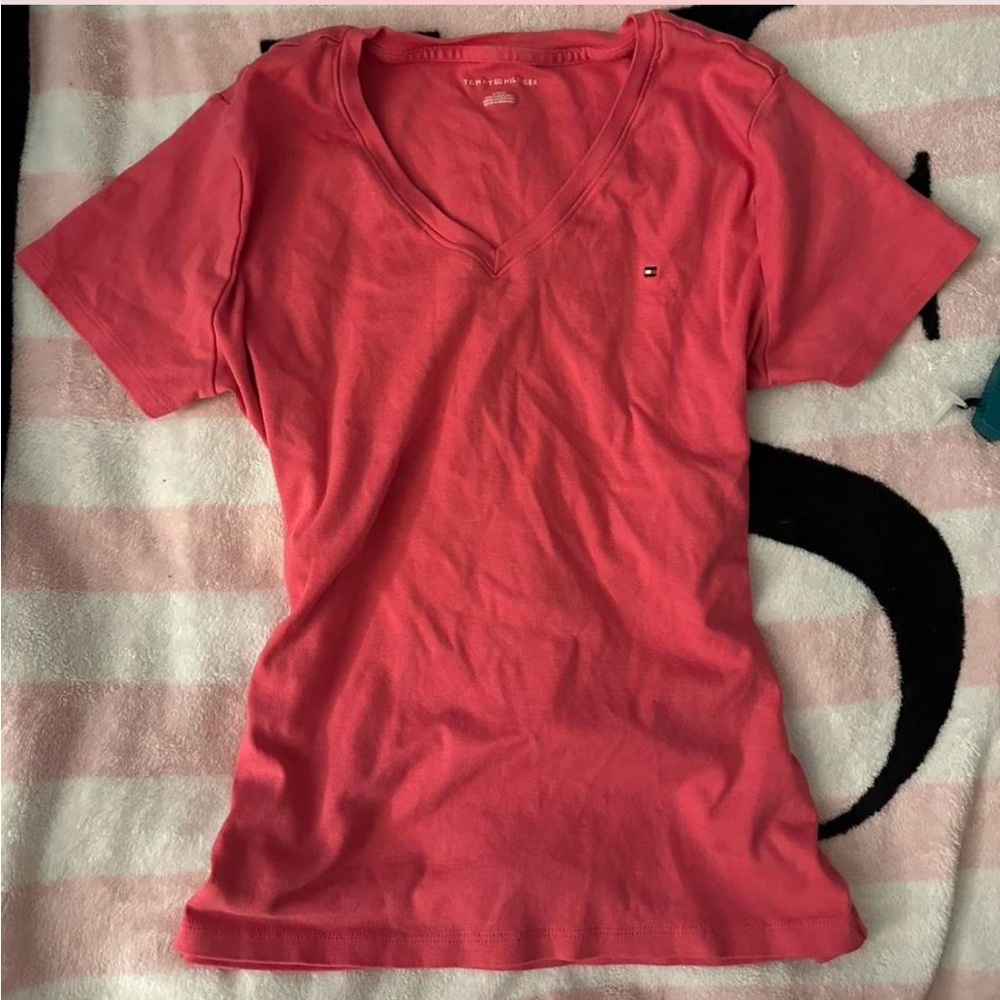 Tommy Hilfiger Women's Coral Short Sleeve Tee